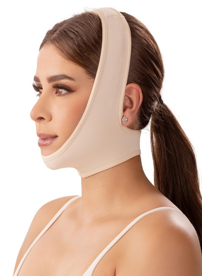 SHAPE CONCEPT Mentonera 318 Powernet Chin Strap for Sleeping Double Chin Reducer High Compression Face Lift Support - Image 1